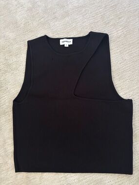 Superdown Black Cutout Top
